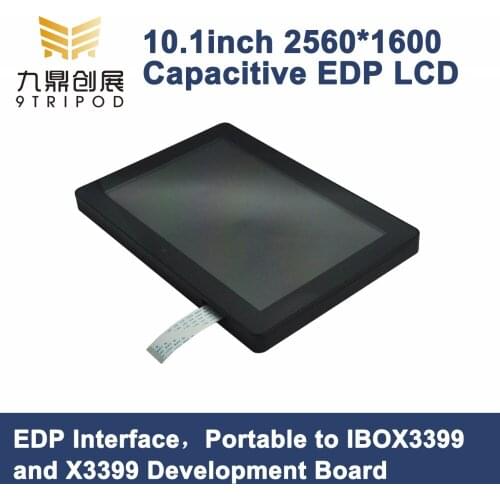 10.1 Inch Capacitive Touch LCD 2560*1600 Resolution Panel EDP Interface Portable to Ibox3399 X3399 Development Board