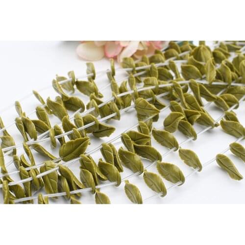 2 strands 8-15mm environmental protection resin Yellow leaves synthesized Loose stone