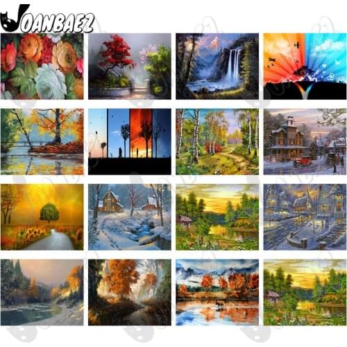Abstract Forest Landscape 5D Diy Diamond Painting Tree Mosaic Round Diamond Art Inlaid Room Decoration Accessories Gift