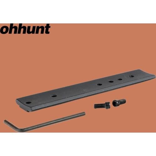 Ohhunt Hunting .22 Tip-Off Adaptor Bases Picatinny Rail Mount 20mm Width Tactical Scope Mounts Accessories