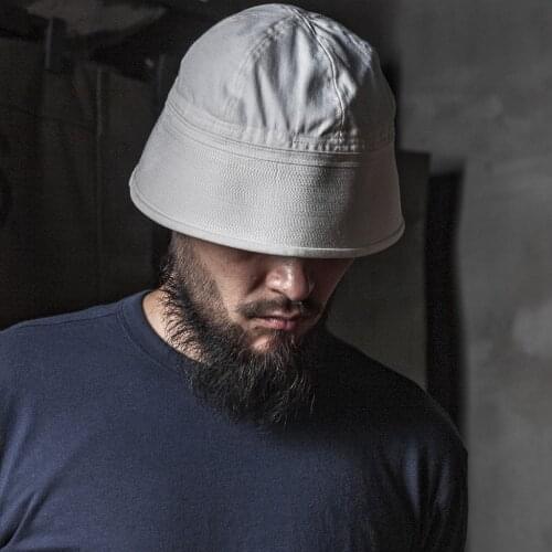 Bronson USN Dixie Cup White Hat Military Navy Sailor Uniform Blue Cap Bucket