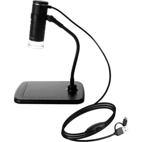 3-in-1 Digital Microscope Mobile Phone 1000X Microscope for USB Type-C Micro-USB Digital Computer Microscope Camera with Stand