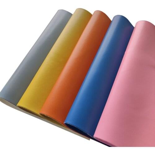 Soft Smooth PU Leatherette Fabric Sheet Velvet Backing for Making Shoe/Bag/DIY Accessories/Stitching/Cover/Clothing