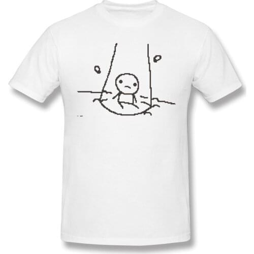 Binding Of Isaac Fasion T Shirt White The Binding Of Isaac printed Tshirt Summer large TShirts