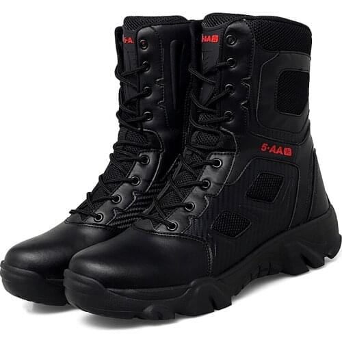 Quality Winter Autumn Camo Military Boots Men Special Force Tactical Botas Outdoor Desert Combat Shoes Man Hiking Hunting Boot