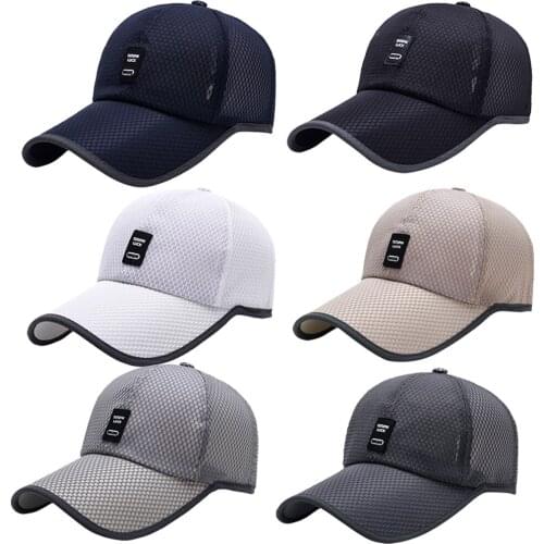 Quick Dry Mesh Fishing Caps Trucker Hat Women Men Baseball Golf Ball Sport Outdoor Casual Sun Cap for Fishing Lovers
