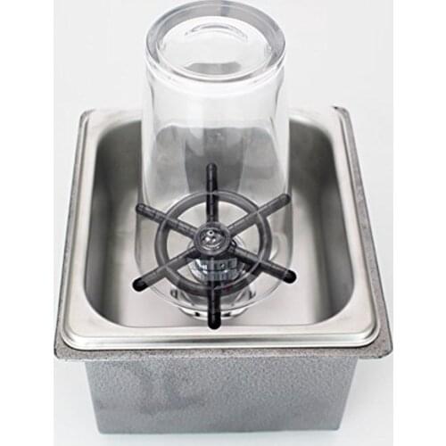 LBER Bar Beer Glass Steaming Pitcher Rinser, Rinser for Beer Glass/Coffee Pitcher B