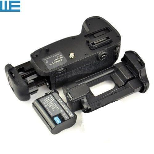 MB-D15 Battery Grip + Full Decoded EN-EL15 ENEL15 Battery for Nikon D7100 D7200 Digital SLR Cameras