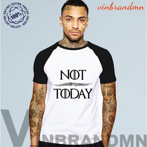 Viking Men Printed T-shirt What do we say Not Today Funny Design Graphic Cotton T Shirt Vegvisir O-neck Printed Tee Top Camiseta