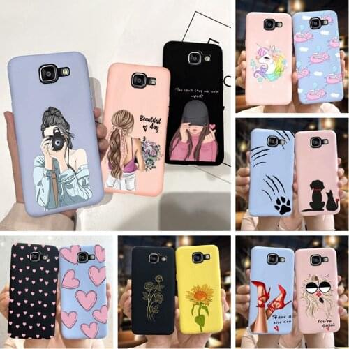 For Samsung Galaxy A5 2016 A510 Case A5 2017 A520 Case Fashion Silicone Soft Phone Case For Samsung J5 2016 2017 J510 J530 Cover
