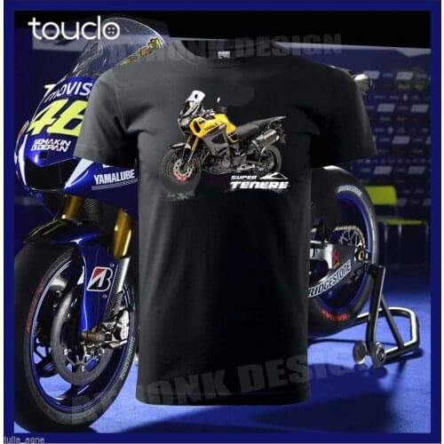 2019 New Arrival MenS Fashion 2019 Japanese Motorcycle XT1200Z Super Tenere ADVENTURE MOTORCYCLE TEE SHIRT Brand New T-Shirts