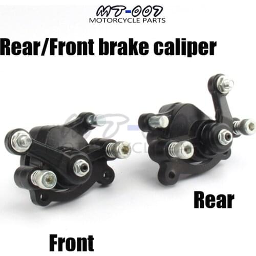 Front Rear Disc Brake Caliper Pads For 43cc 47cc 49cc Chinese Mini Moto Kids ATV Quad 4 Wheeler Dirt Bike Gas Scooter