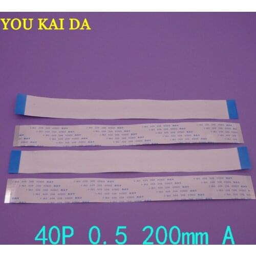 10pcs/lot New Type A 20cm 200mm FFC FPC 40pin 0.5 pitch Flat Ribbon Flex Cable 40 pins 20624 AWM 80C VW-1 60V Power Button