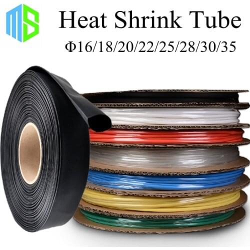 16/18/20/22/25/28/30/35mm Assorted Heat Shrink Tube 7 Colors 8 Sizes Tubing Wire Wrap Insulation Sleeve Heatshrink Cable Kit