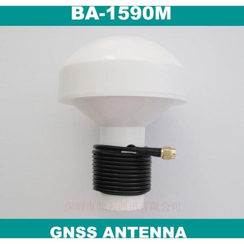 External GPS GLONASS antenna Mushroom-shaped case SMA male connector RG174 cable connector GNSS active antenna,BA-1590M