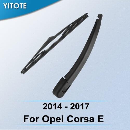 YITOTE Rear Wiper & Arm for Opel Corsa E 2014 2015 2016 2017
