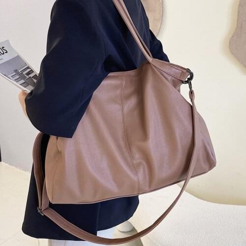 Female Hobo Handbag Large Capacity Shoulder Bags Big Casual Totes Bag Ladies Soft Leather Hobos Messenger Bags Women Shopper Bag