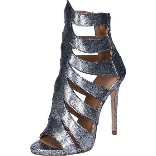 MARC ELLIS sandals women leather silver