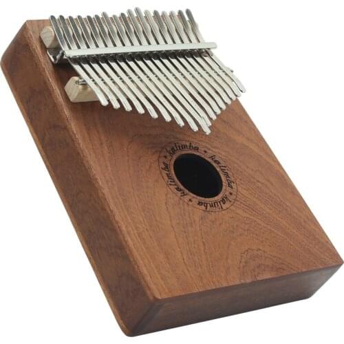 17 Keys Wood Thumb Piano Instrument Pine Aluminum Bar Kalimba Keyboard Music Portable Finger Board Keyboard Instrument