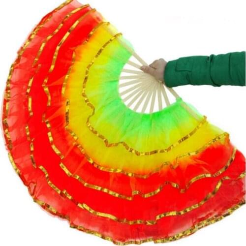 50pcs/lot Nice Belly Dance Fans For Ladies Good Quality Performance Fans for Party Wedding Wholesale SN788