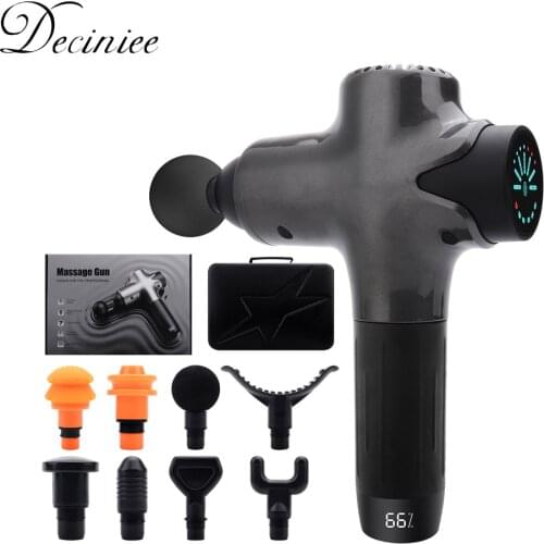 7 Speed Massage Gun Handheld Electric Body Muscle Massager Deep Tissue High Intensity Vibration Percussion with 8 Massage Heads
