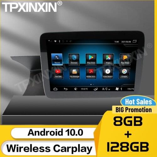 8+128G Car Multimedia Stereo Receiver Android 10 For Mecerdes Benz C W204 2011 2012 2013 2014 IPS GPS Navigation Video Head Unit