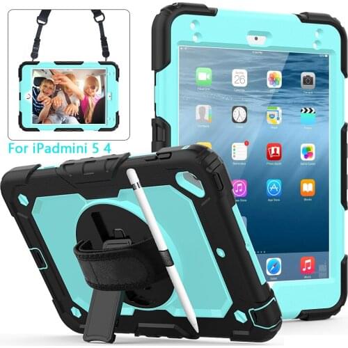 IPad Case Cover for iPad mini 5 4 Tablet Case for A1538 1550 iPad mini 5 4 Case 7.9 Inches Case With Pen Holder Silicon Soft Cas