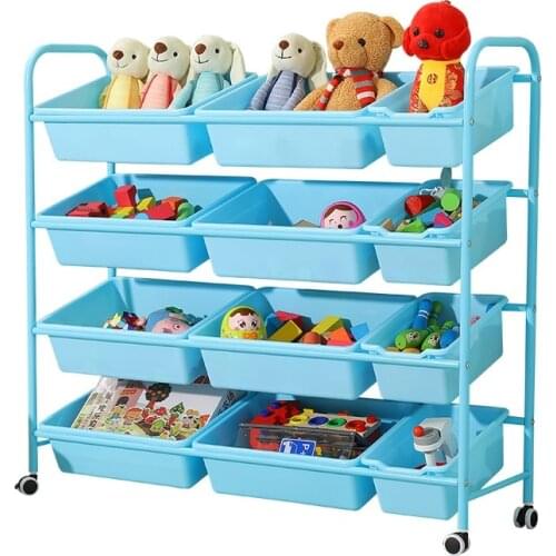 Childrens Toy Storage Rack Simple Baby Toy Shelf Rack Multi-layer Storage Organizer Toy Storage Cabinet