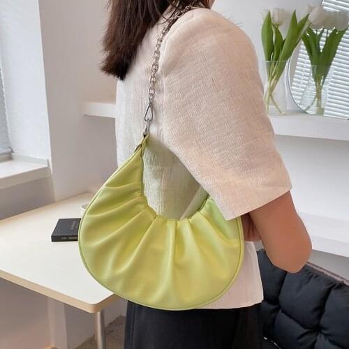 Designer Pu Leather Chain Women Handbags Shoulder Bags High Quality Ladies Small Purse Travel Bags Fashion Female Messenger Bag