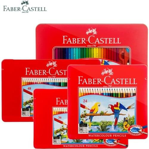FABER-CASTELL 36/48/72 Color Professional Water-Soluble Colored Pencils for Artist School Sketch Drawing Pencils Art Supplies