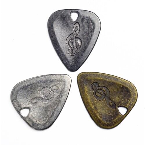Zinc Alloy Guitar Pick Designed for Portable Carry
