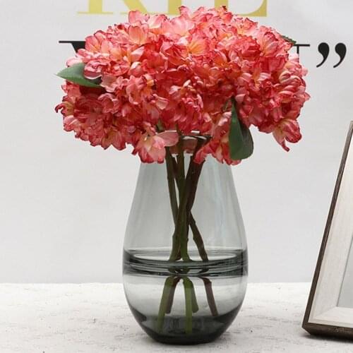 Hydrangea Artificial Flowers Mini Fake Plant Wedding Home Decoration Ornament