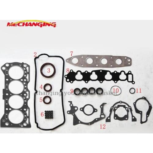 G16B FOR Suzuki GRAND VITARA ESTEEM BALENO 16V 1.6L Engine seal Gasket Engine Rebuilding Kits Full Set Engine Gasket 50145500