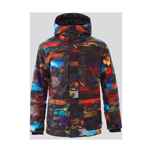 2019 GSOU SNOW Men Ski Jacket Snowboard Clothing Winter Coat Windproof Waterproof Breathable Male Outdoor Sport Wear Super Warm