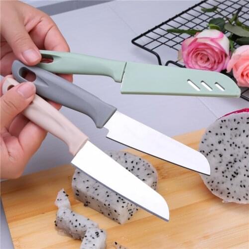 New Fruit Knife Thicken Stainless Steel Cut Vegetable Sushi Tool Home Kitchen Knives Cooking Tools Outdoor Camping Supplies