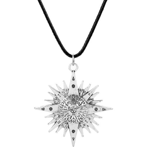 Anime Exorcist Juvenile Flag Wire Necklace Yalian Gray Juvenile D.Gray-man Pendant Necklace Women Men Jewelry