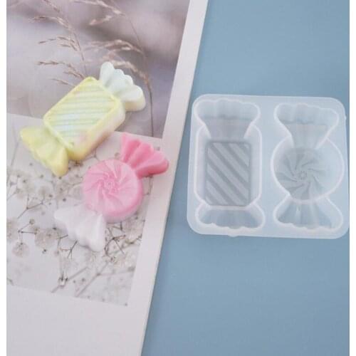 Transparent silicone mold DIY crystal drop mold candy candy homemade cake cheese cartoon silicone mold