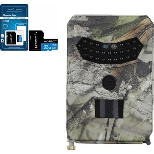 With 16/32G SD JPEG/AVI Trail Wildlife Camera 12MP 1080P Night Vision Cellular Mobile Hunting Cameras IP65 Wireless Photo Trap