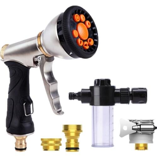 Garden Watering Nozzle Multifunctional Household Sprinkler Hose Nozzle High-Pressure Car Washing Nozzle High-Pressure Water Gun