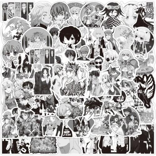 10/30/50/100PCS Mix Anime Stickers Decal DIY Waterproof Laptop Luggage Phone Car Skateboard Wall Graffiti Sticker Toys For Kids
