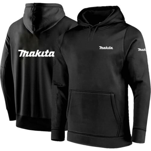 Spring and Autumn Tesla Makita Logo Customize Pullover Fleece Cotton Sweatshirts Casual Fashion Fashion Hip Hop Coats Tops