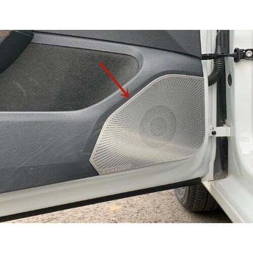 For Volkswagen Golf 7/7.5 2014-2019 High-quality stainless steel Audio decoration cover Anti-scratch protection car accessories