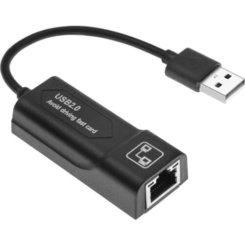 Super Speed USB 2.0 to RJ45 USB2.0 to Ethernet Network LAN Adapter Card 10/100 Adapter for windows7 PC Laptop LAN adapter