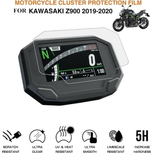 Motorcycle Cluster Scratch Protection Film Screen Protector for Kawasaki 2020 Ninja650 Z650 Z900