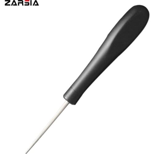 1pc ZARSIA Badminton/Tennis Racket Stringing Tools Parts -Straight Awl- Stringing Tools Pass Through a Grommet Black