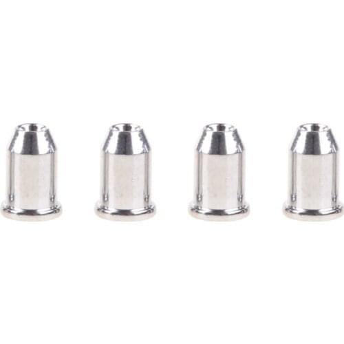 WXTF 4 Pcs Electric Bass Guitar String Mounting Ferrules Bushing for thru Body Parts