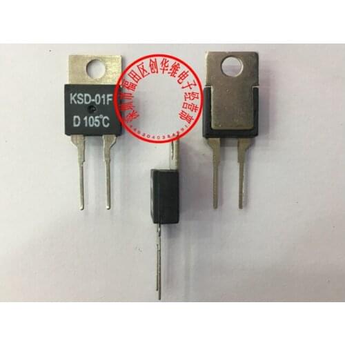 5pcs/Temperature switch Thermostat JUC-31F KSD-01F 105 Degrees Celsius Normally closed (N.C) D105C/Normally open (N.O) H105C
