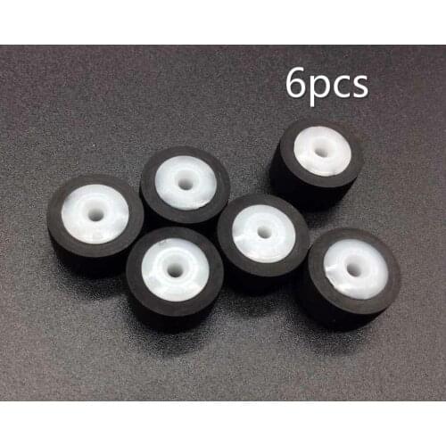 6pcs 13mmx8x2 car retractor press belt pulley deck audio pressure recorder cassette deck pinch roller tape cassette deck Stereo