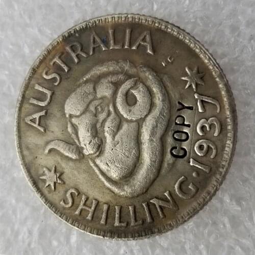 AUSTRALIAN 1937 SHILLING Copy Coin