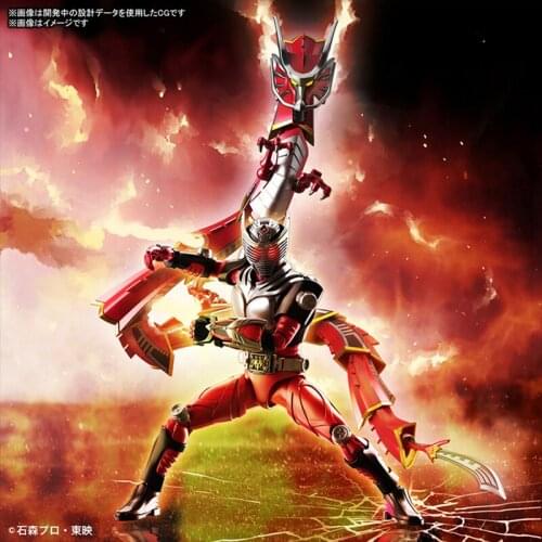 Bandai Animation Kamen Rider Action Figures 16cm Masked Rider Ryuki Desktop Ornament Collection PVC Model Toy Child Gift Doll